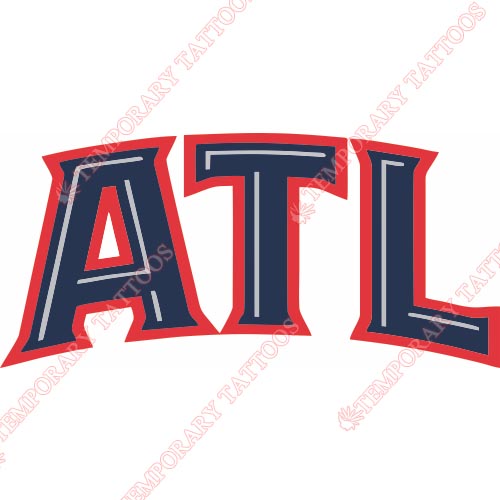 Atlanta Hawks Customize Temporary Tattoos Stickers NO.906